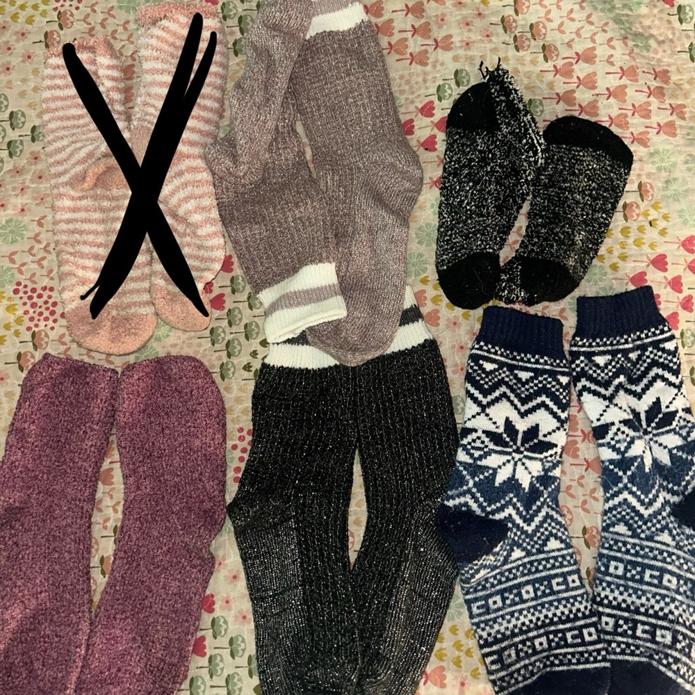 fuzzy socks